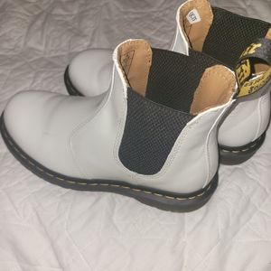 Dr. Marten White slip on boots.